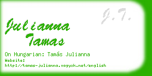julianna tamas business card