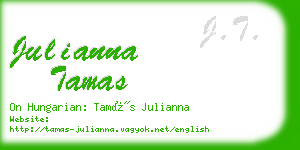 julianna tamas business card
